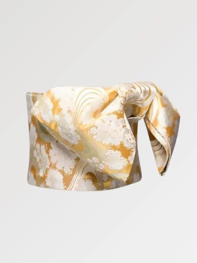 Ceinture Obi Dorée 'Sanaé' - Image 2