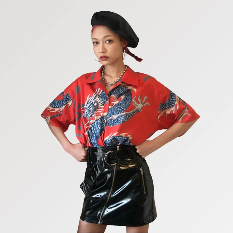 Chemise Japonaise Femme 'Ryu-jin' - Image 3