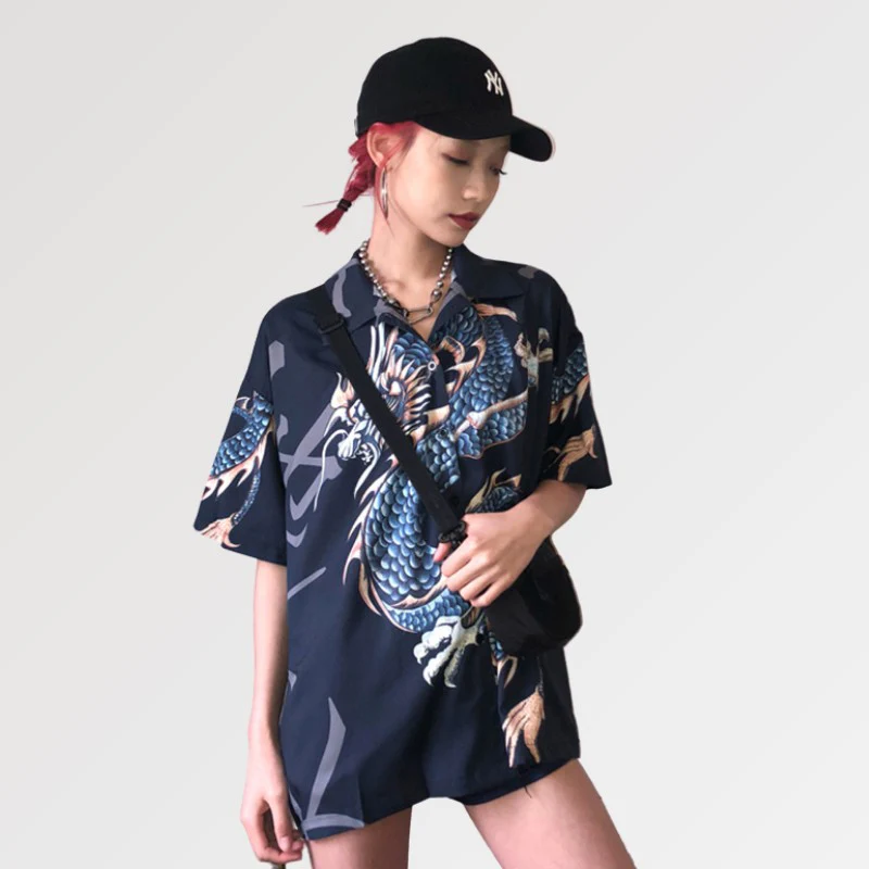 Chemise Japonaise Femme 'Ryu-jin' - Image 4