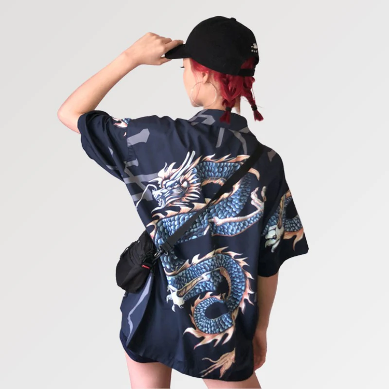 Chemise Japonaise Femme 'Ryu-jin' - Image 5
