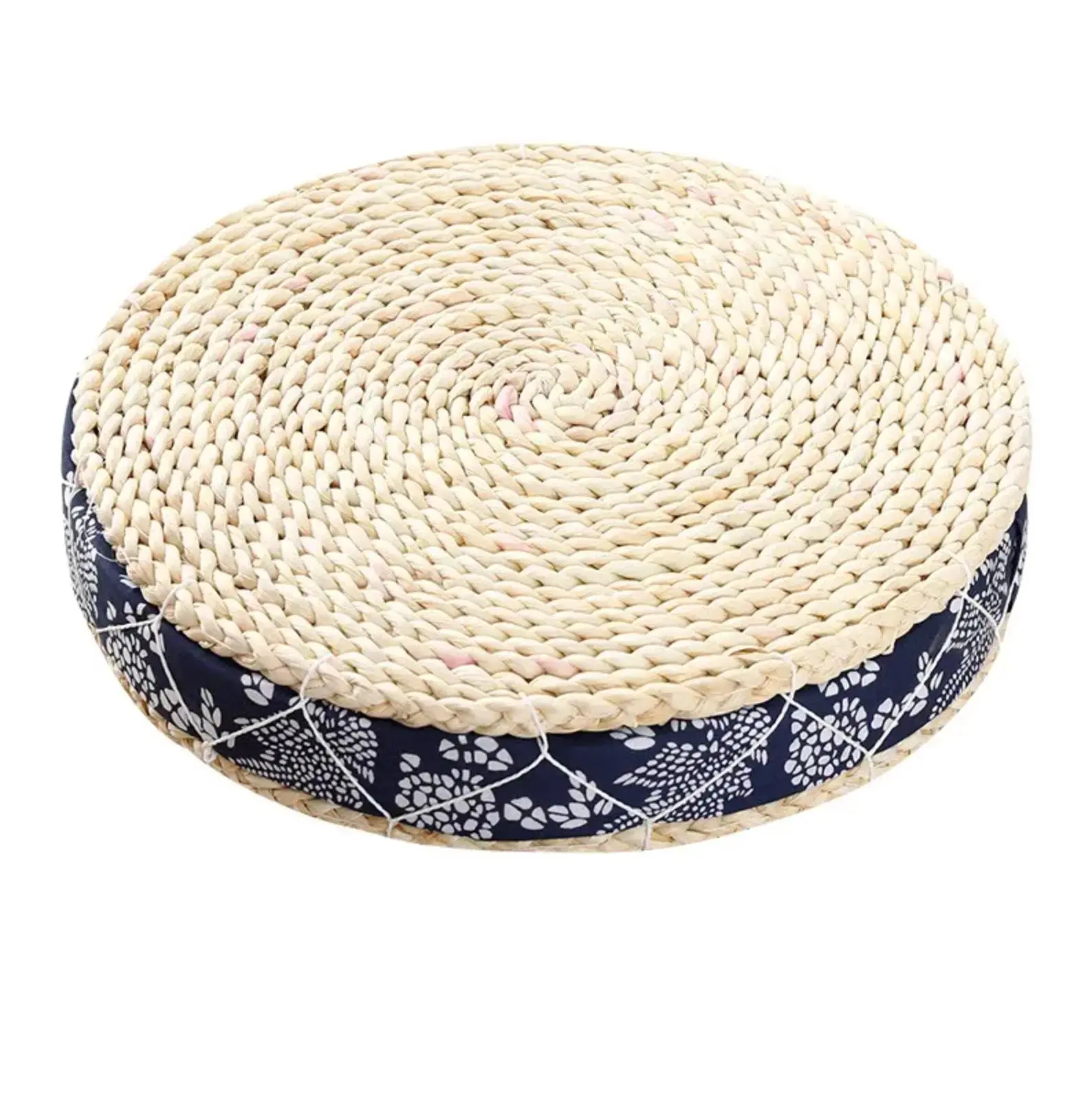 Coussin japonais de sol en paille 'Anjo' - Image 5
