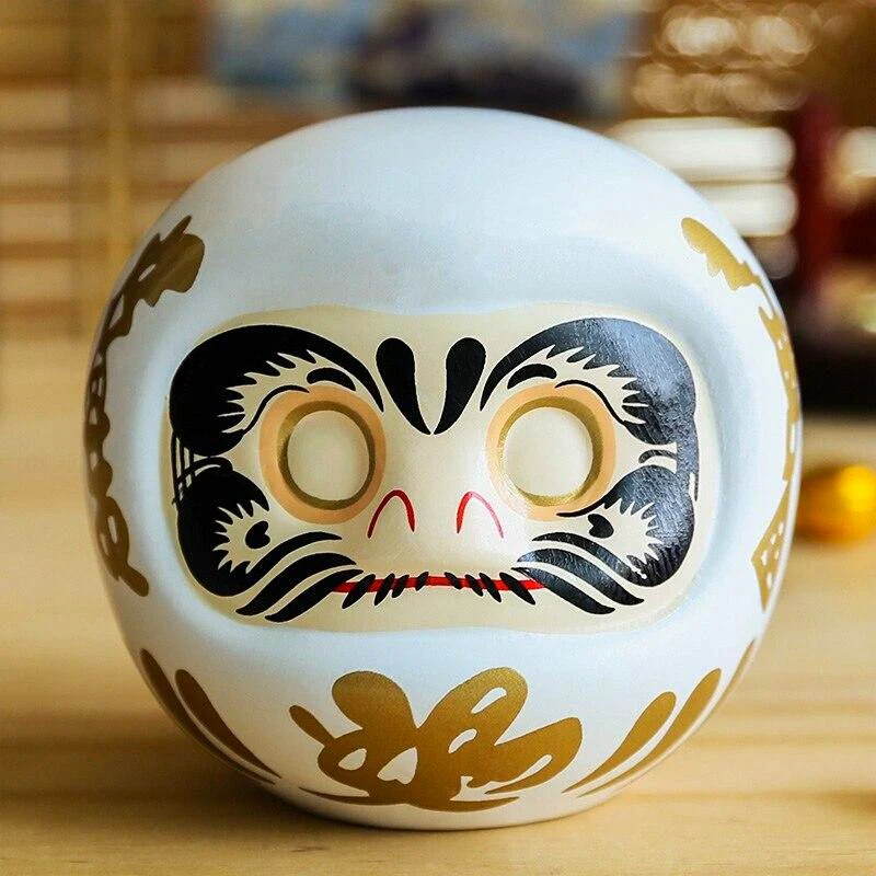 Daruma Tirelire Blanc - Image 3