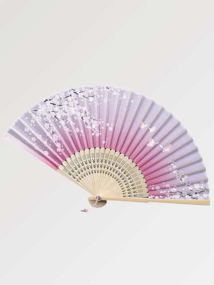 Éventail Japonais Fleur de Cerisier 'Yori' - Image 3