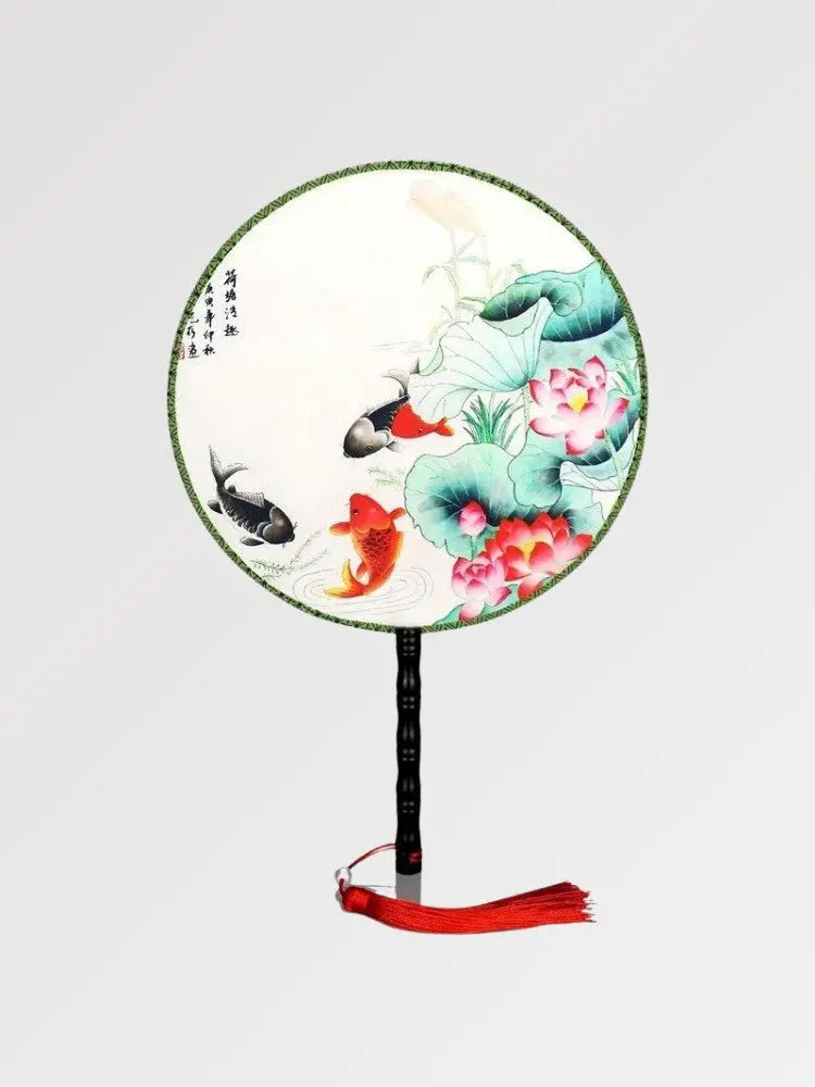 Éventail Japonais motif Poisson 'Chita'