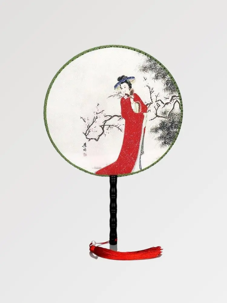 Éventail Japonais Rond Maiko 'Handa'