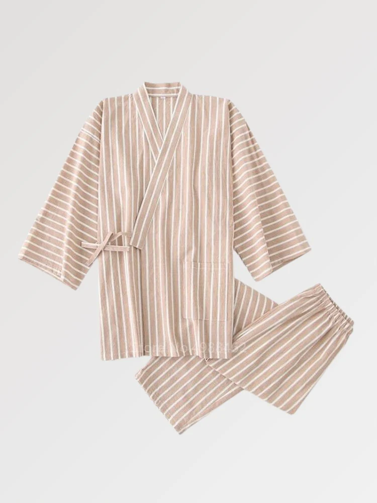 Jinbei Rayé Homme 'Onsen Shota' - Image 2