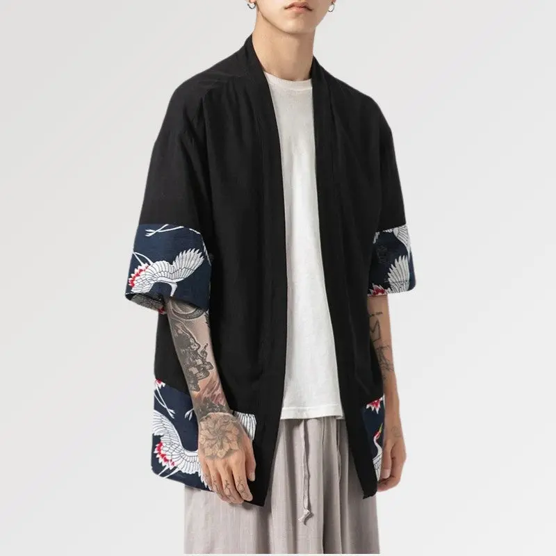 Kimono Cardigan Homme 'Hisashi' - Image 2