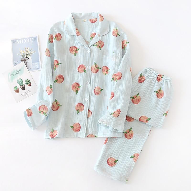 Pyjama Japonais en Gaze de Coton - Image 2