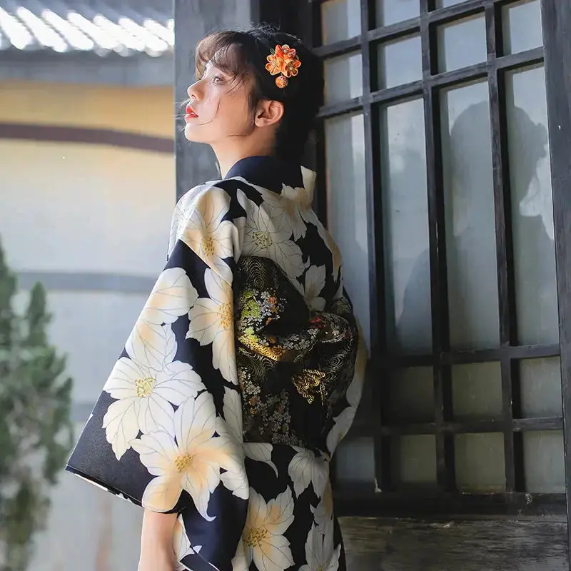 Kimono Japonais Femme Paris 'Natsumi' - Image 3