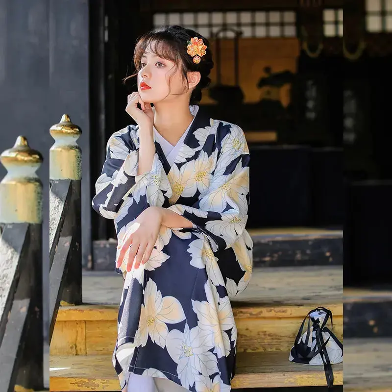 Kimono Japonais Femme Paris 'Natsumi' - Image 6
