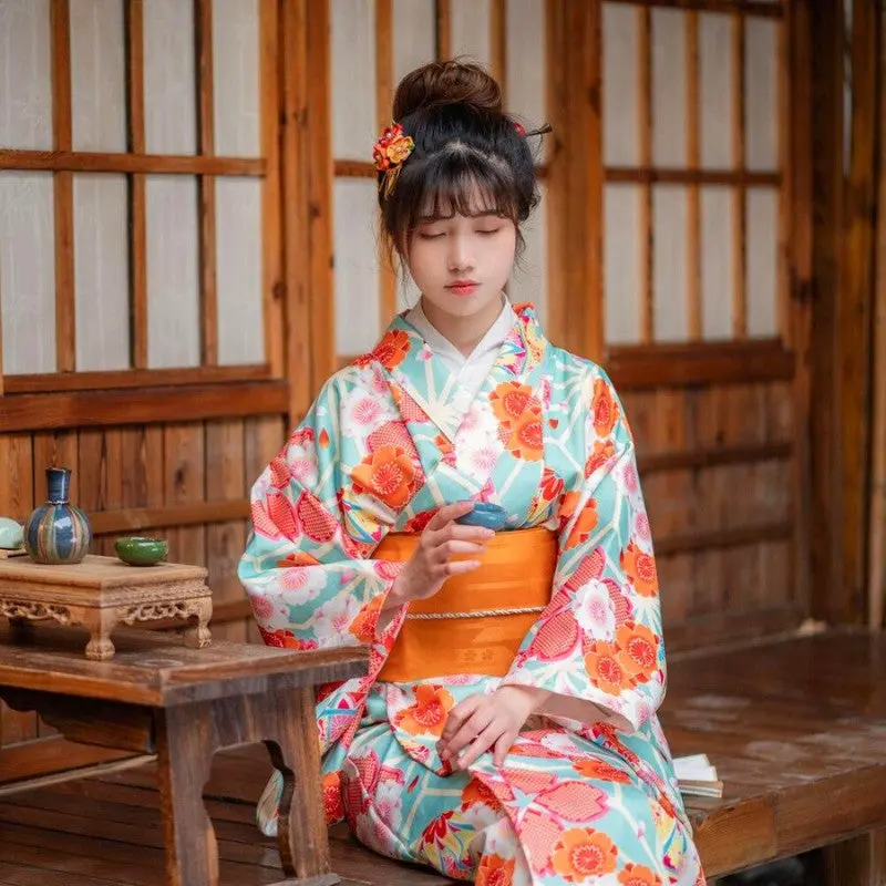 Kimono Japonais Femme Qualité 'Kasumi' - Image 4