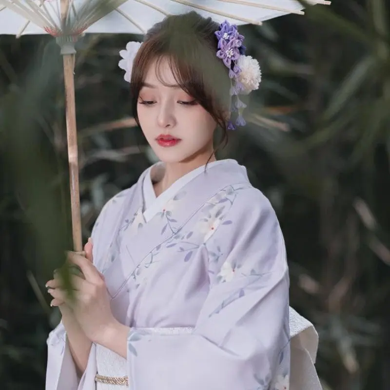 Kimono Japonais Femme Vintage 'Shizuko' - Image 4