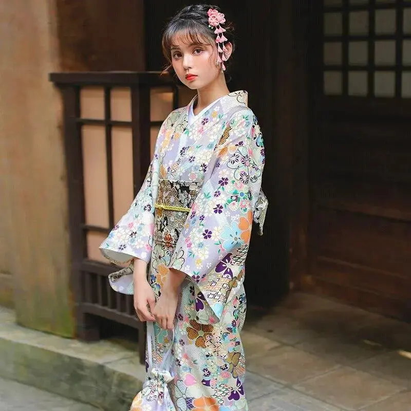 Kimono Japonais Soie Femme 'Haruka'