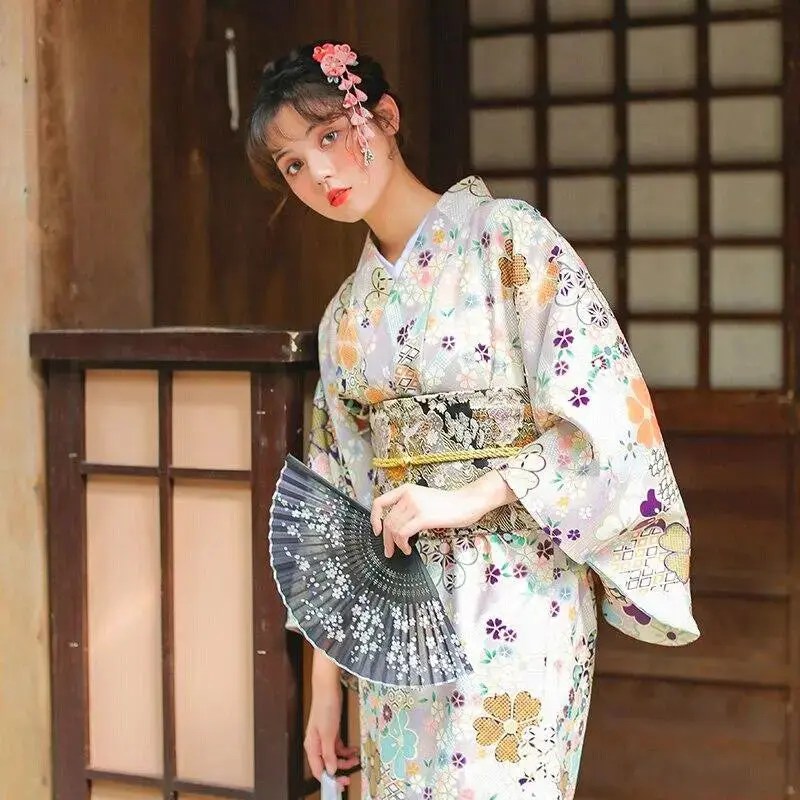 Kimono Japonais Soie Femme 'Haruka' - Image 2