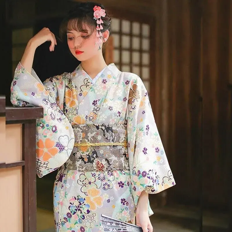 Kimono Japonais Soie Femme 'Haruka' - Image 3