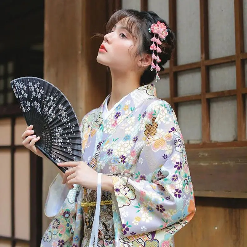 Kimono Japonais Soie Femme 'Haruka' - Image 5