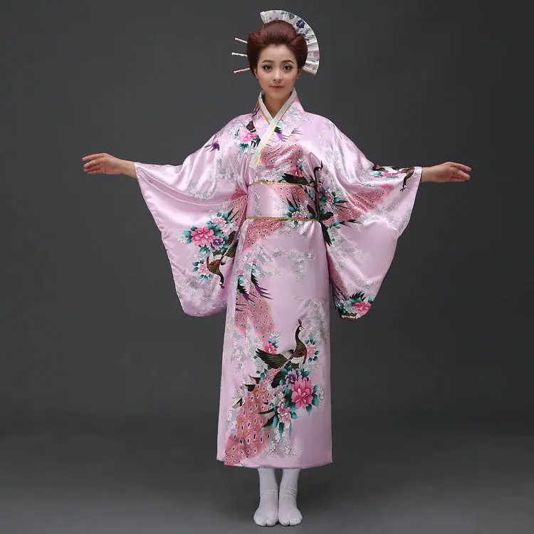 Kimono Traditionnel Japonais Femme 'Nori' - Image 5