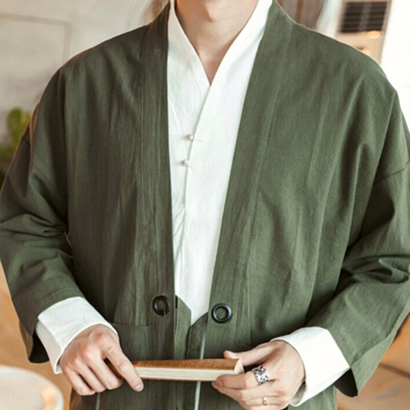 Kimono Vert Homme 'Yuudai' - Image 3