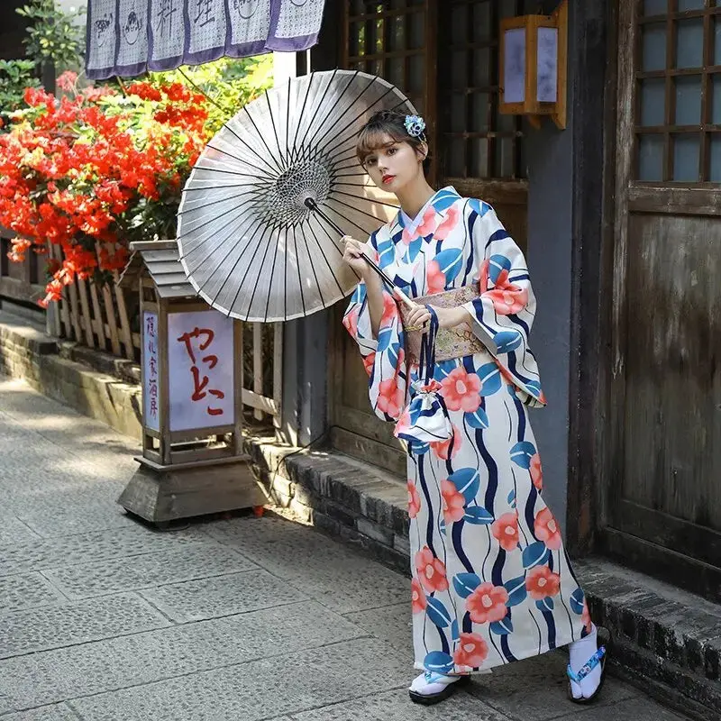 Kimono Yukata Femme Japonais 'Shigeko' - Image 3