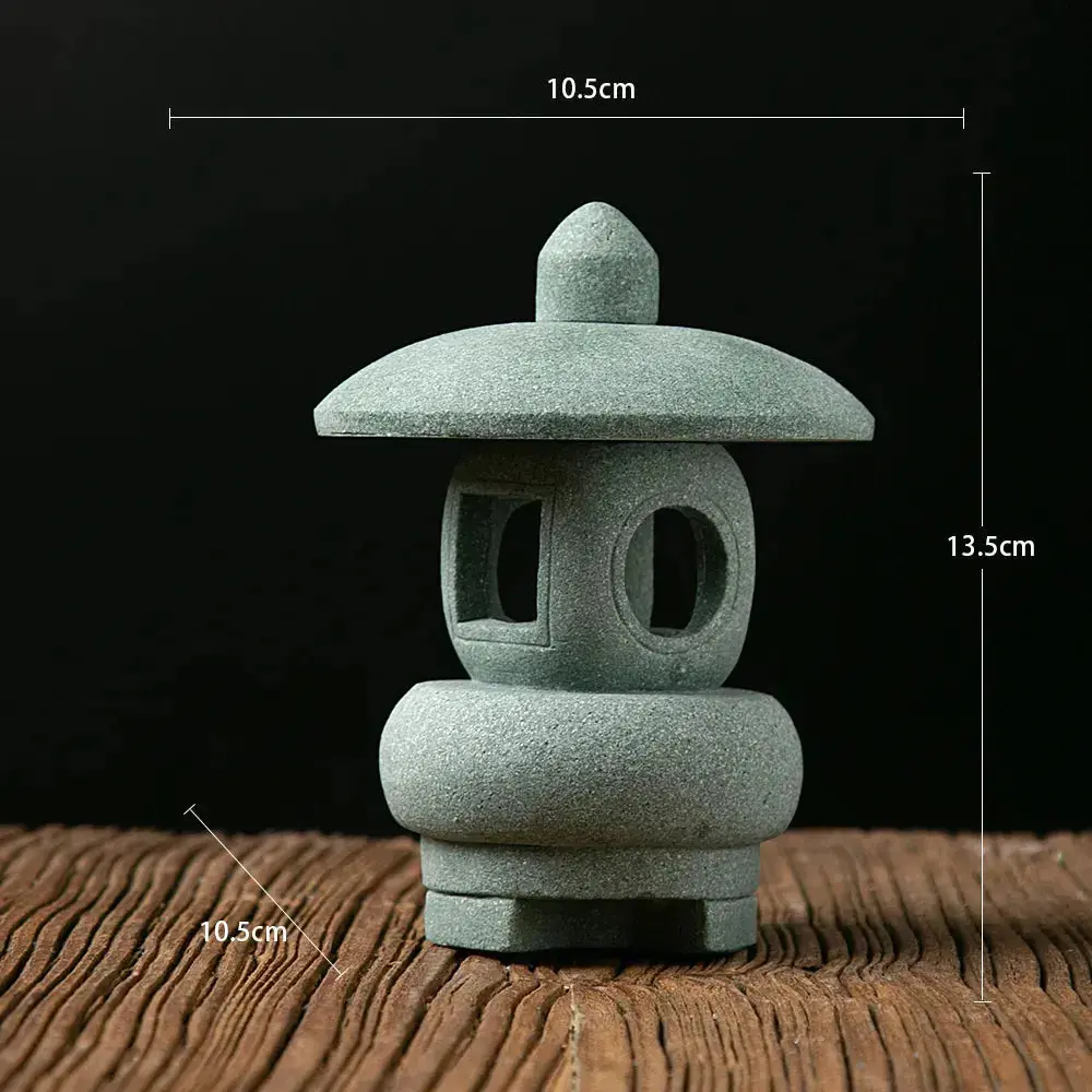Lanterne japonaise de jardin en pierre 'Yiko' - Image 4