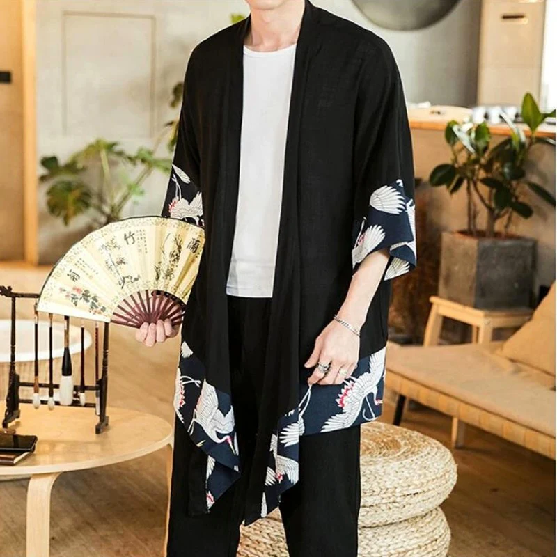 Long Kimono Cardigan 'Ryota' - Image 4