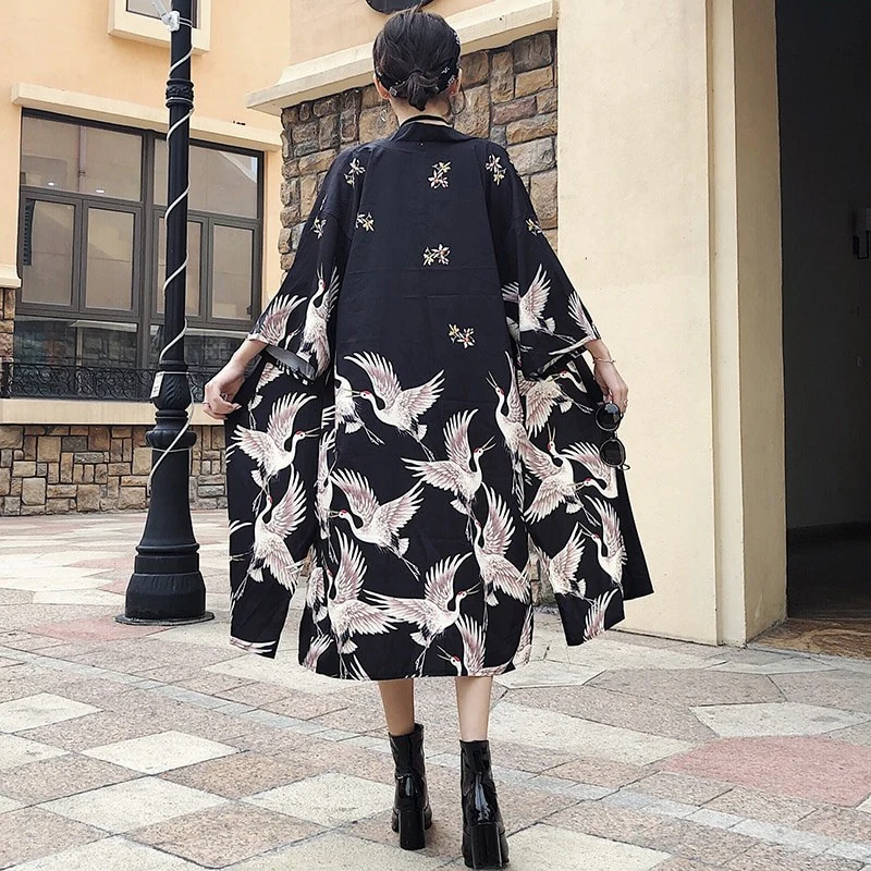 Long Kimono pour Femme 'Sukuna' - Image 4