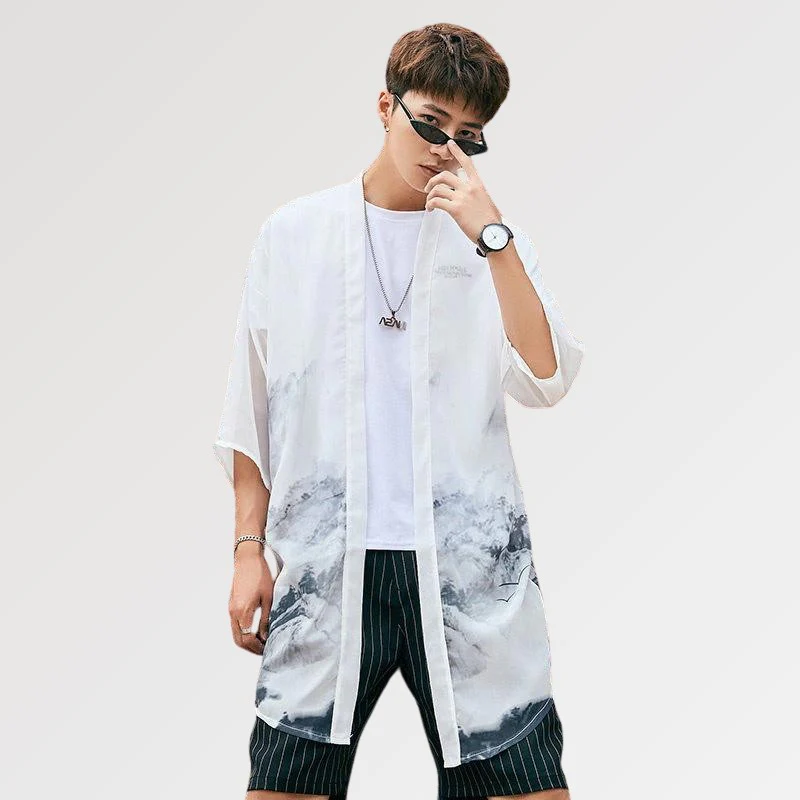 Longue Veste Kimono 'Kazuko' - Image 3
