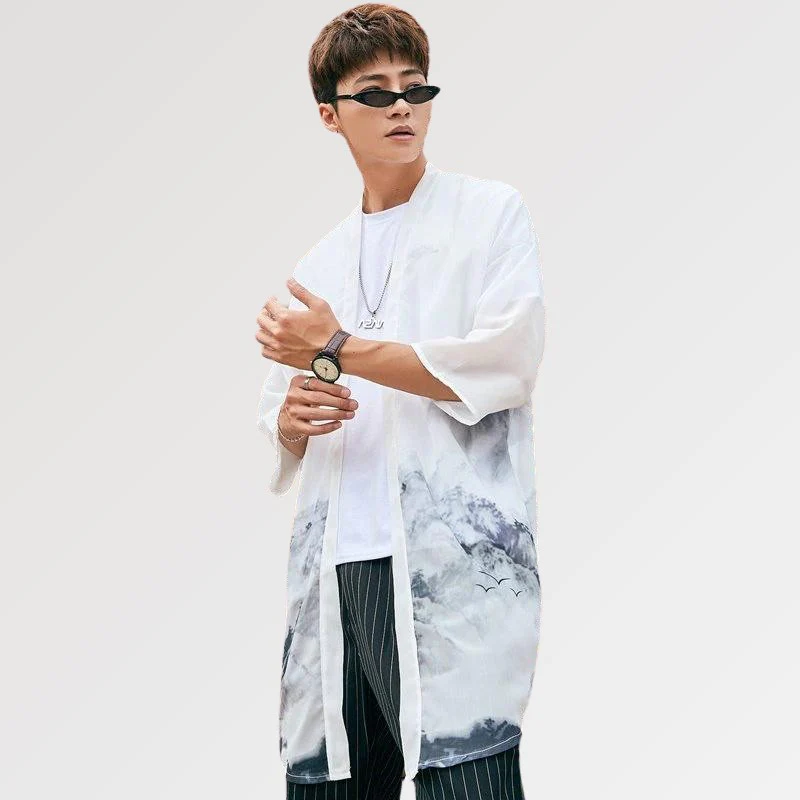 Longue Veste Kimono 'Kazuko' - Image 4