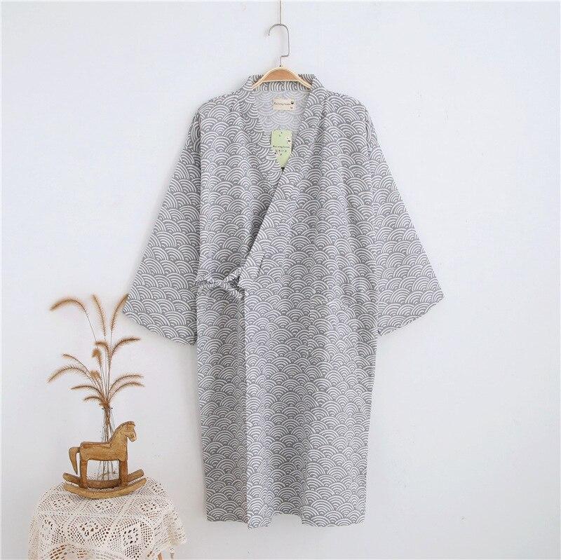 Pyjama Japon Homme 'Cloud Gray' - Image 3