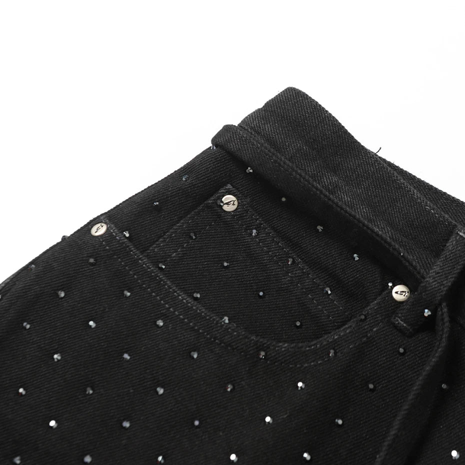 Short en Jean Strass - ストラス - Image 3