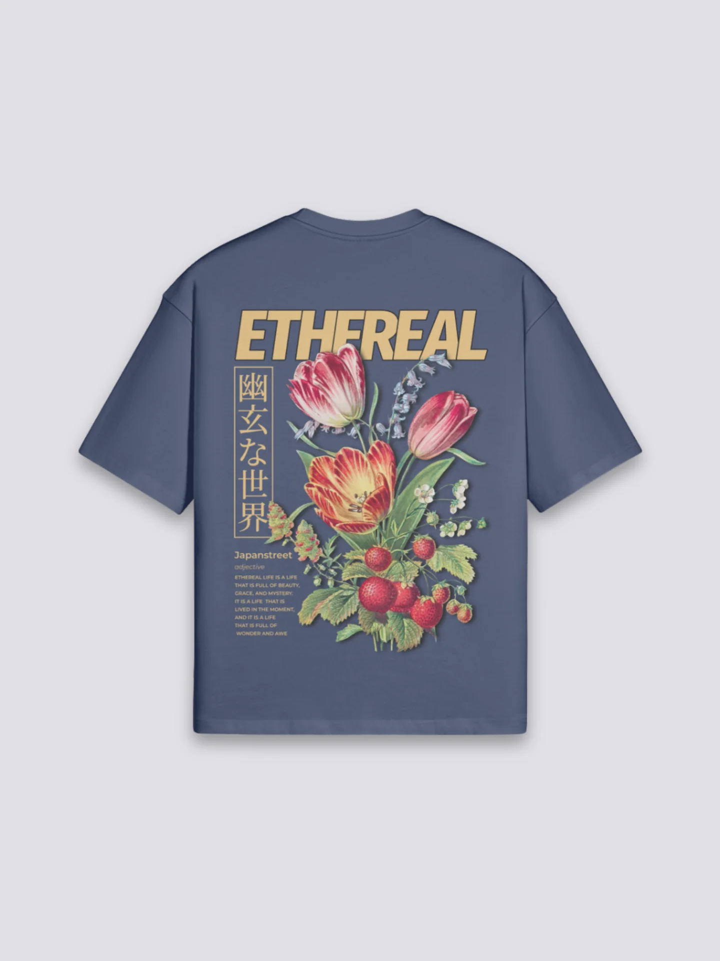T-Shirt Fleurs Japonaises - フラワーズ - Image 3