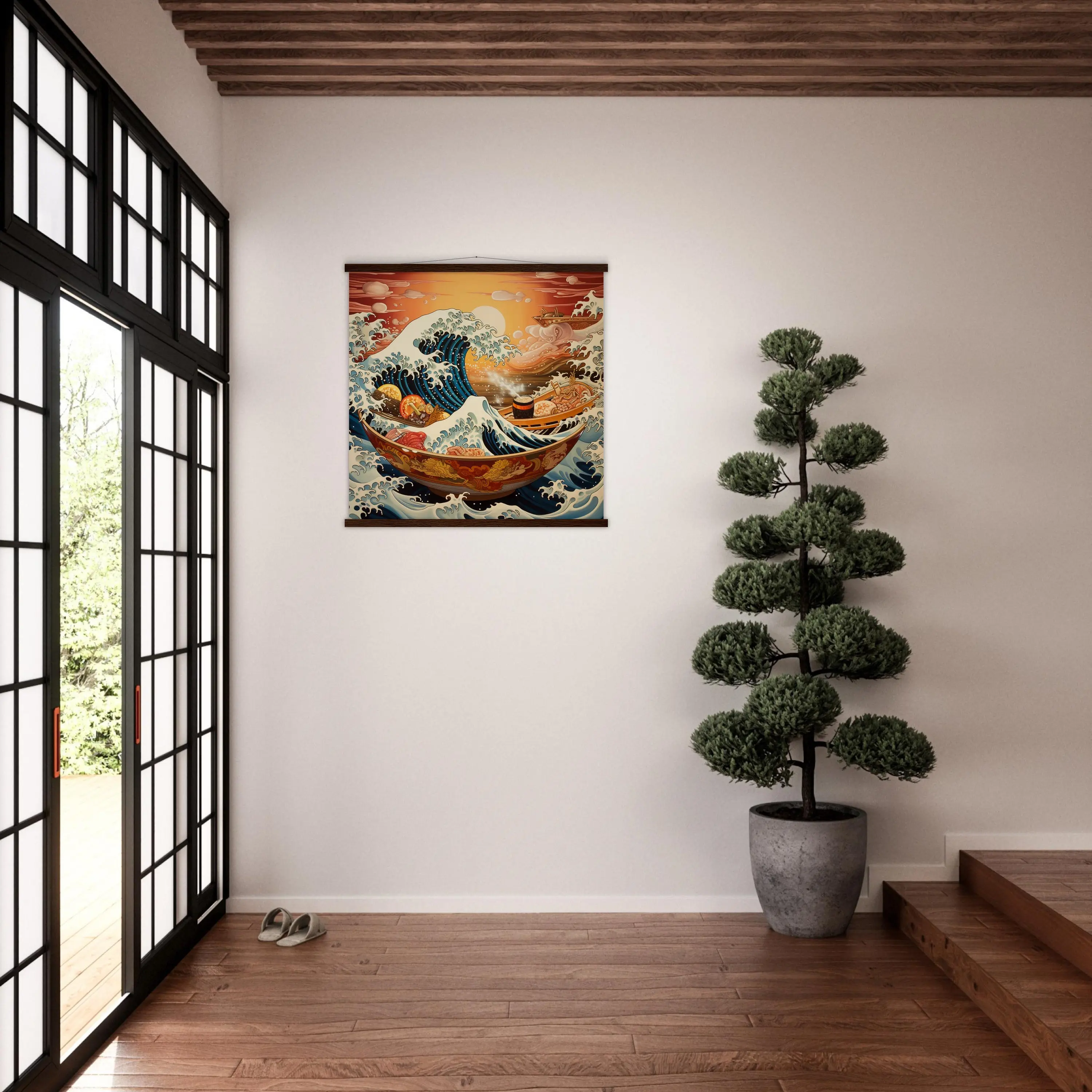 Tableau Art Moderne Japonais 'Kanagawa' - Image 3
