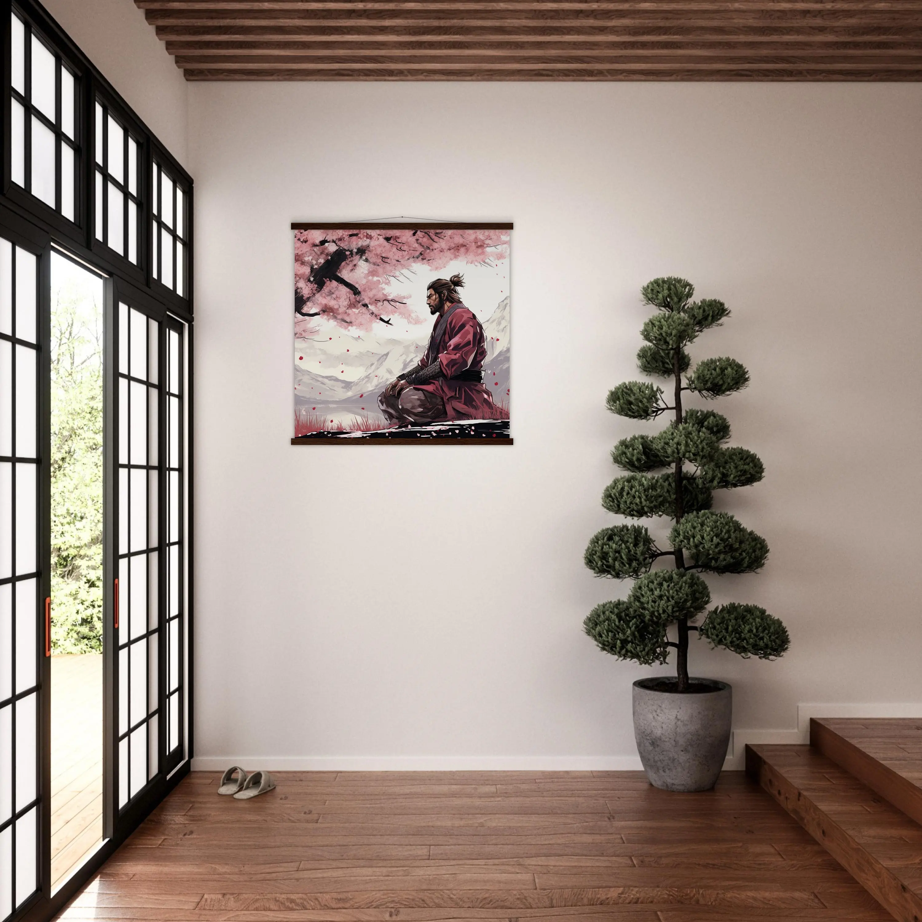 Tableau Japonais Sakura 'Samurai' - Image 3