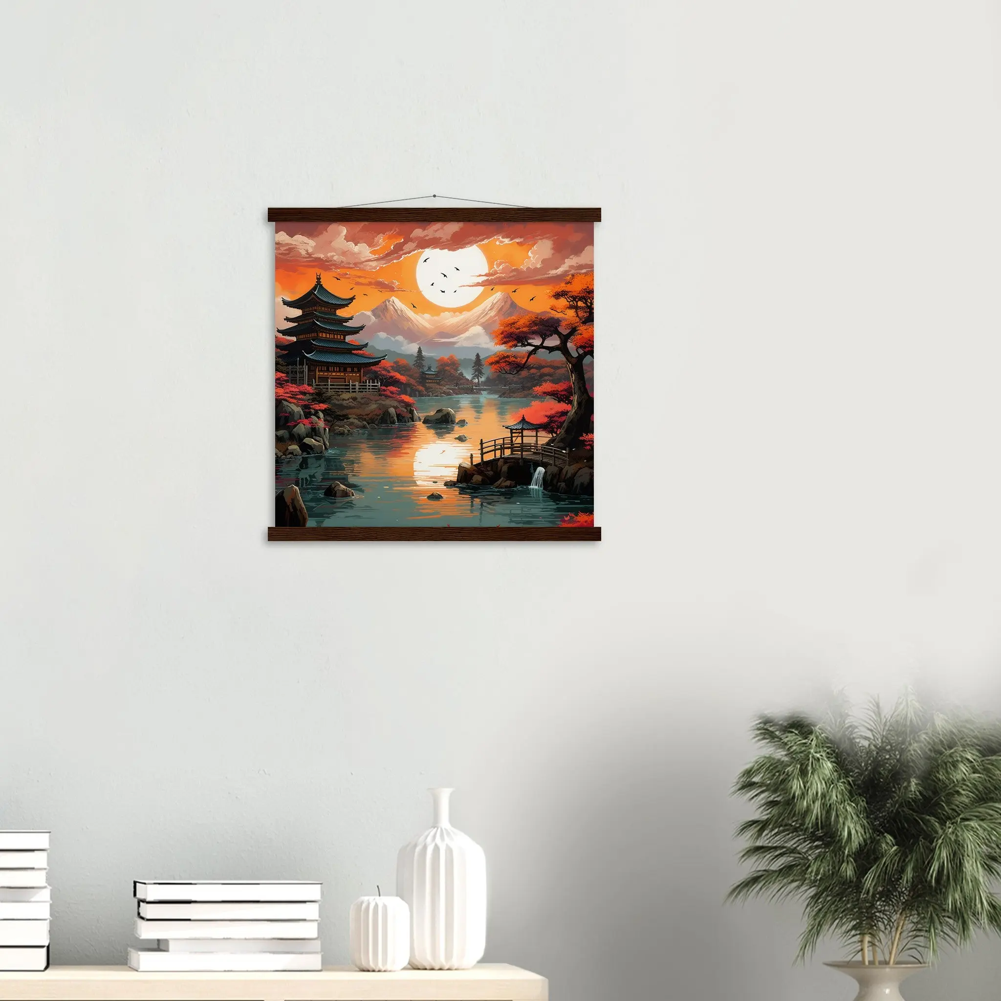 Tableau Paysage Japonais 'Tsuruga' - Image 7