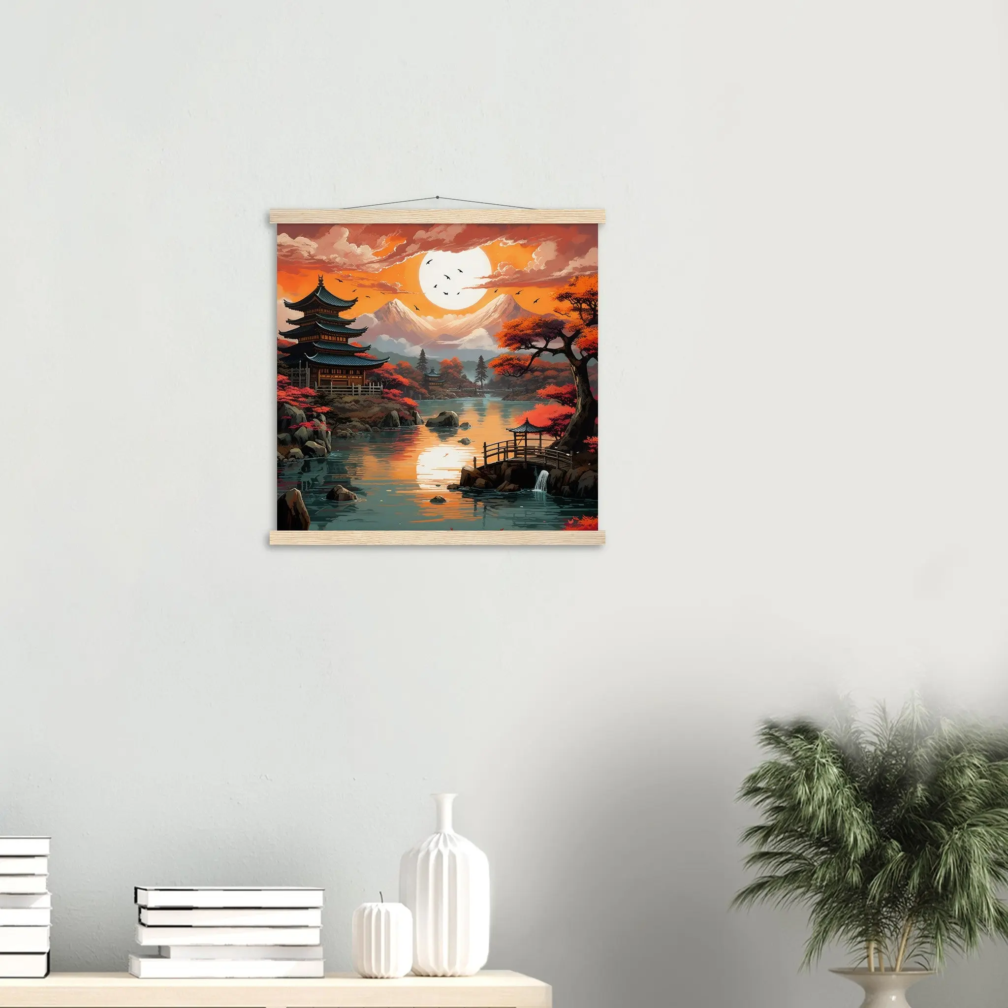Tableau Paysage Japonais 'Tsuruga' - Image 8