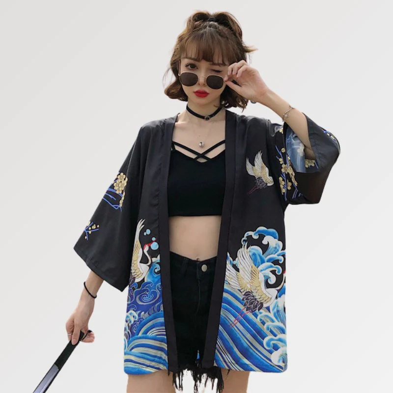 Veste de Kimono Femme 'Sanaé' - Image 4