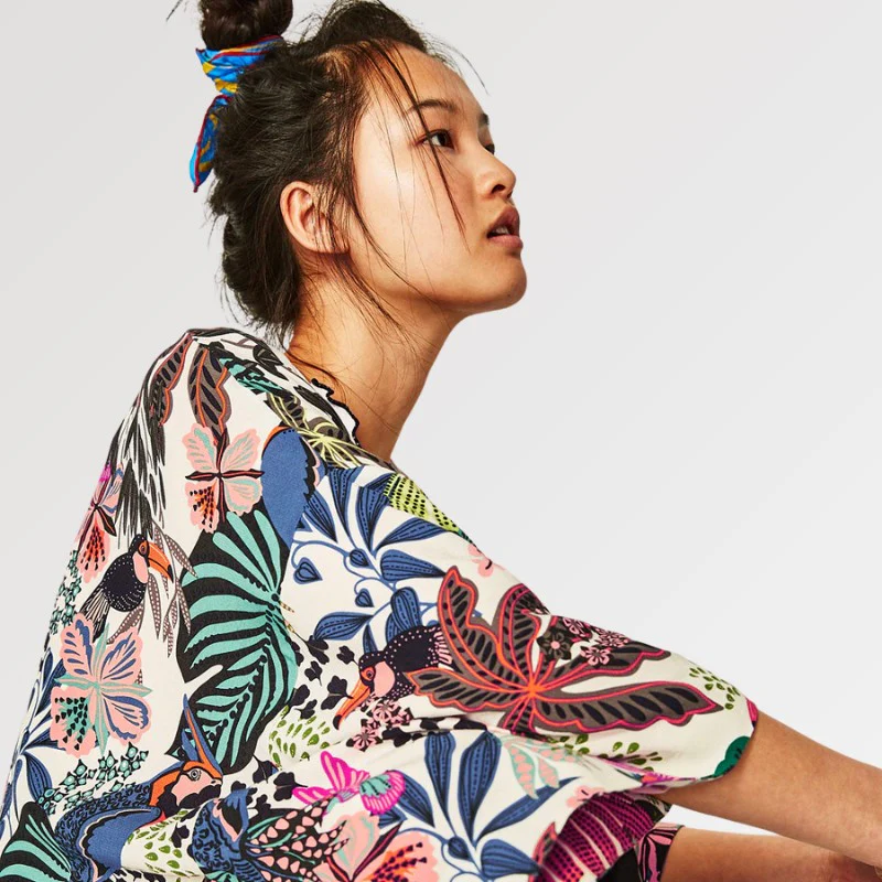 Veste Kimono Femme Fleurie 'Harajuku' - Image 4