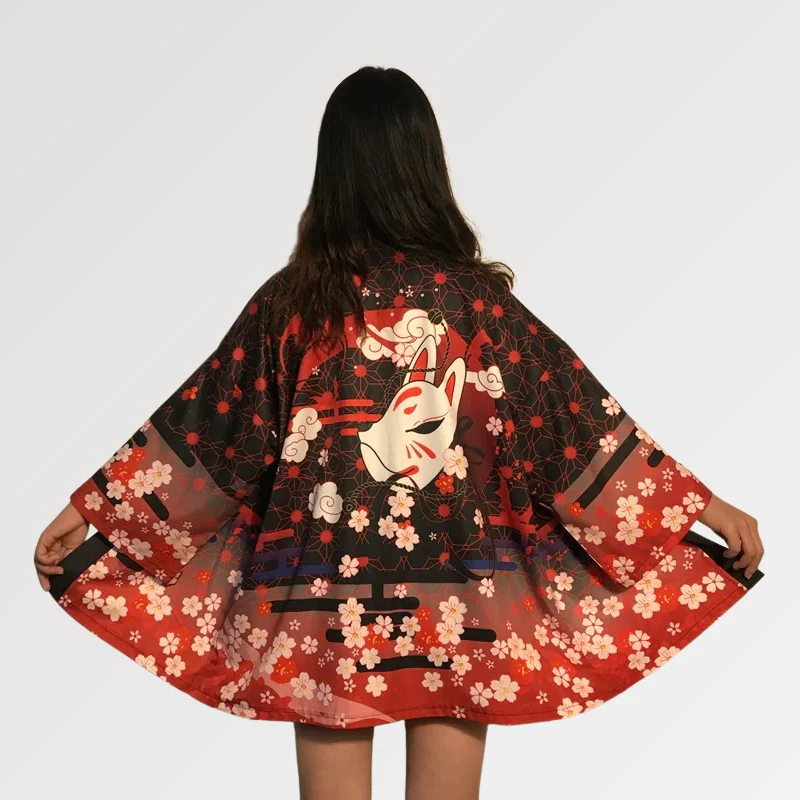 Veste Kimono Femme Kitsune 'Hiro' - Image 2