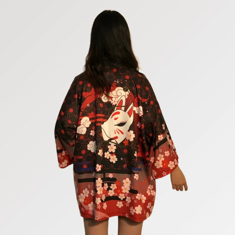 Veste Kimono Femme Kitsune 'Hiro' - Image 4