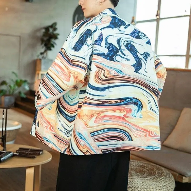 Veste Kimono Homme Moderne 'Édition Kaïto' - Image 3