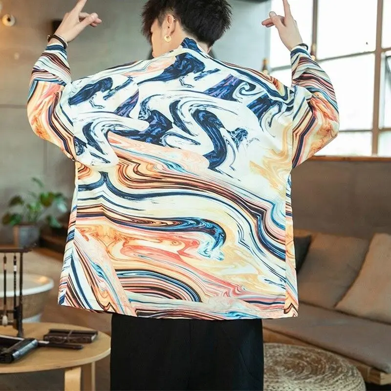 Veste Kimono Homme Moderne 'Édition Kaïto' - Image 4