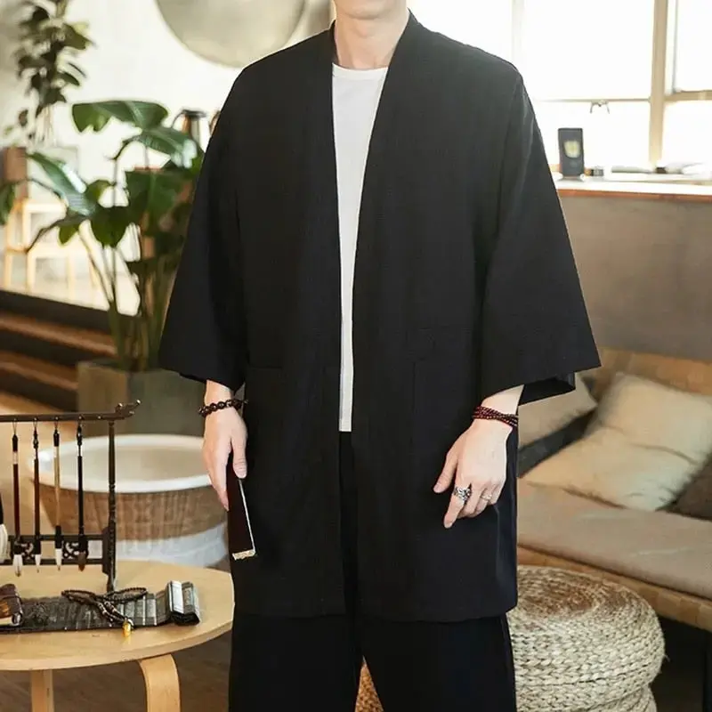 Veste Longue Kimono 'Takeo' - Image 2