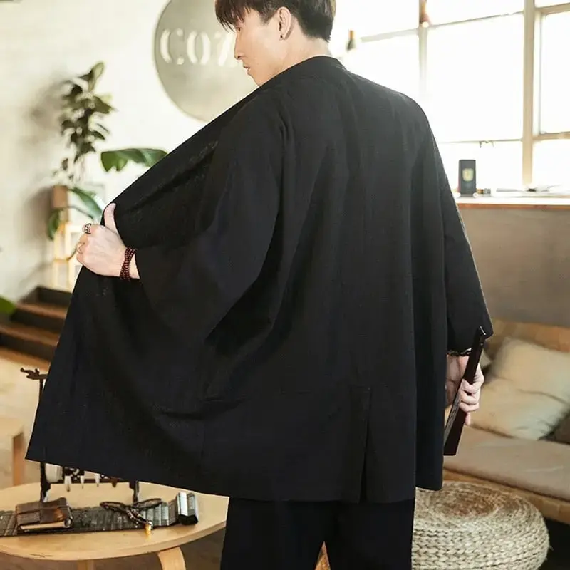 Veste Longue Kimono 'Takeo' - Image 4